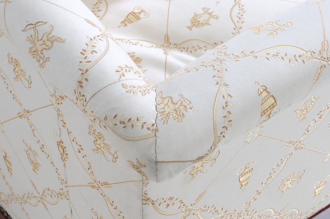 EMPIRE STYLE MAHOGANY SETTEE - 17