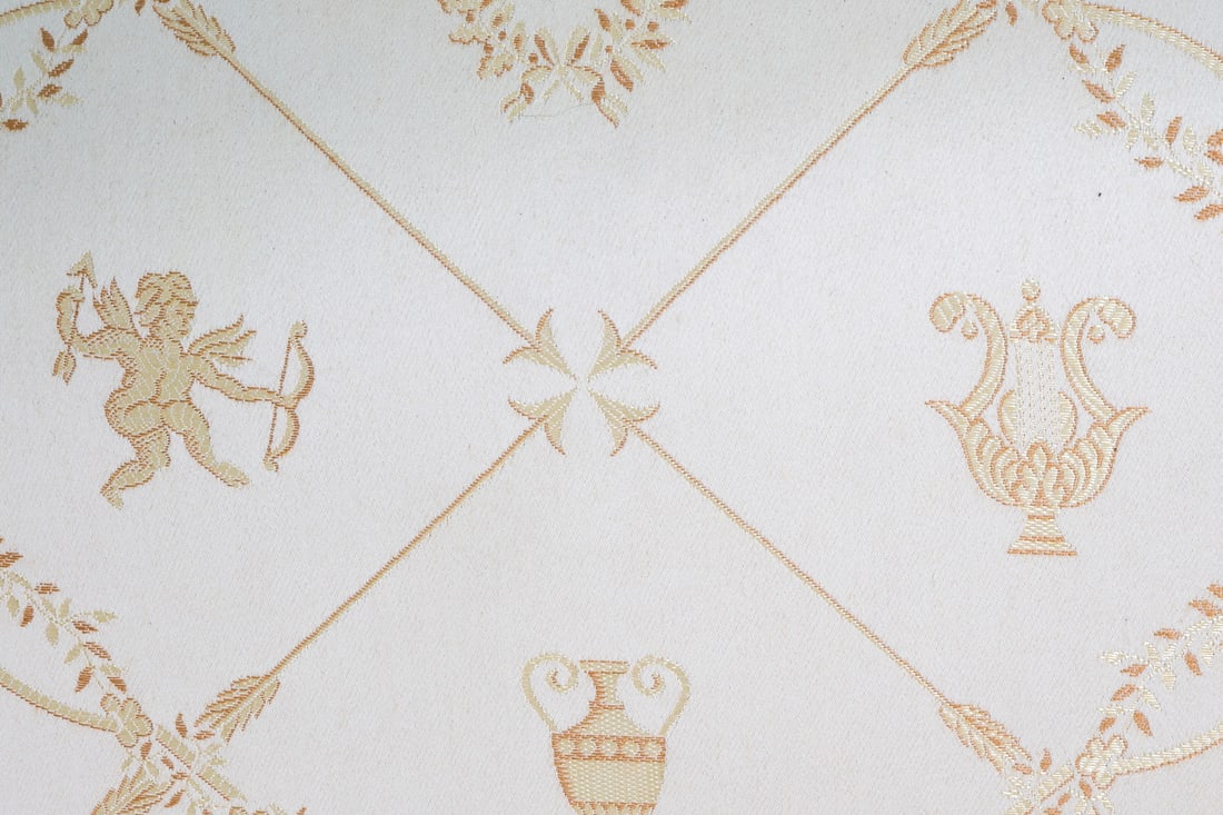 EMPIRE STYLE MAHOGANY SETTEE - 9