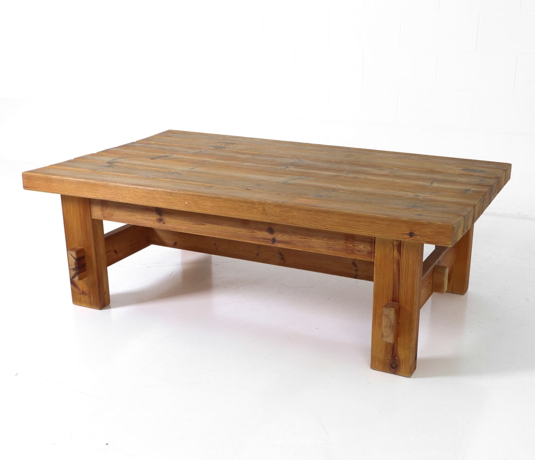 HANS FRYDENDAL DANISH PINE COFFEE TABLE C. 1970S (1 of 15)