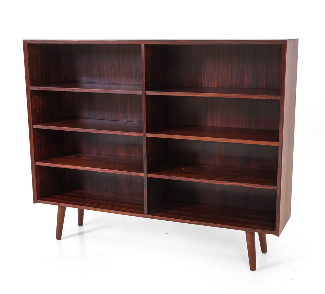 ERIK BROUER DANISH ROSEWOOD BOOKCASE C. 1960S (1 of 16)