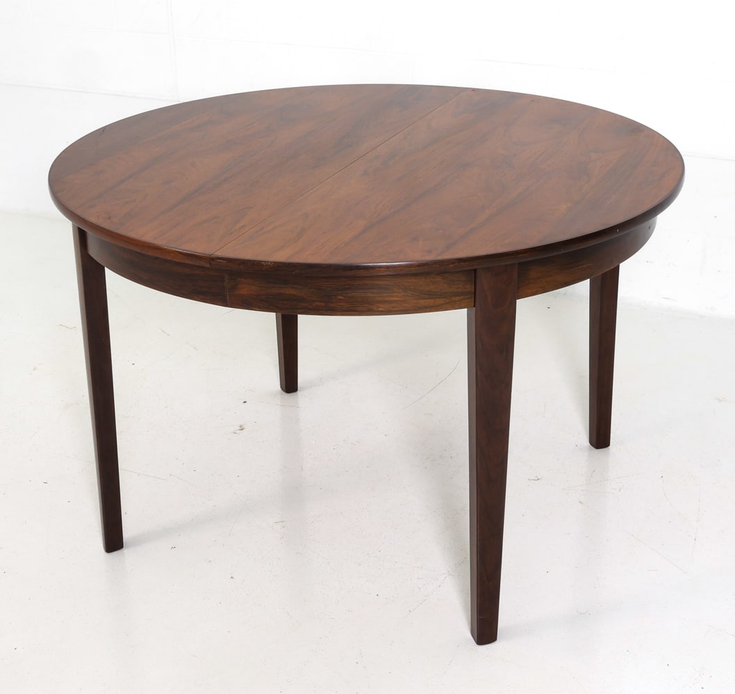 CJ ROSENGAARDEN DANISH ROSEWOOD DINING TABLE 1960S (1 of 20)