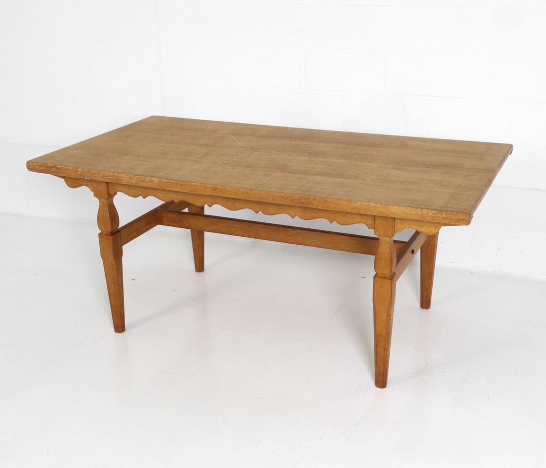 HENNING KJAERNULF DANISH OAK DINING TABLE 1960S (1 of 17)