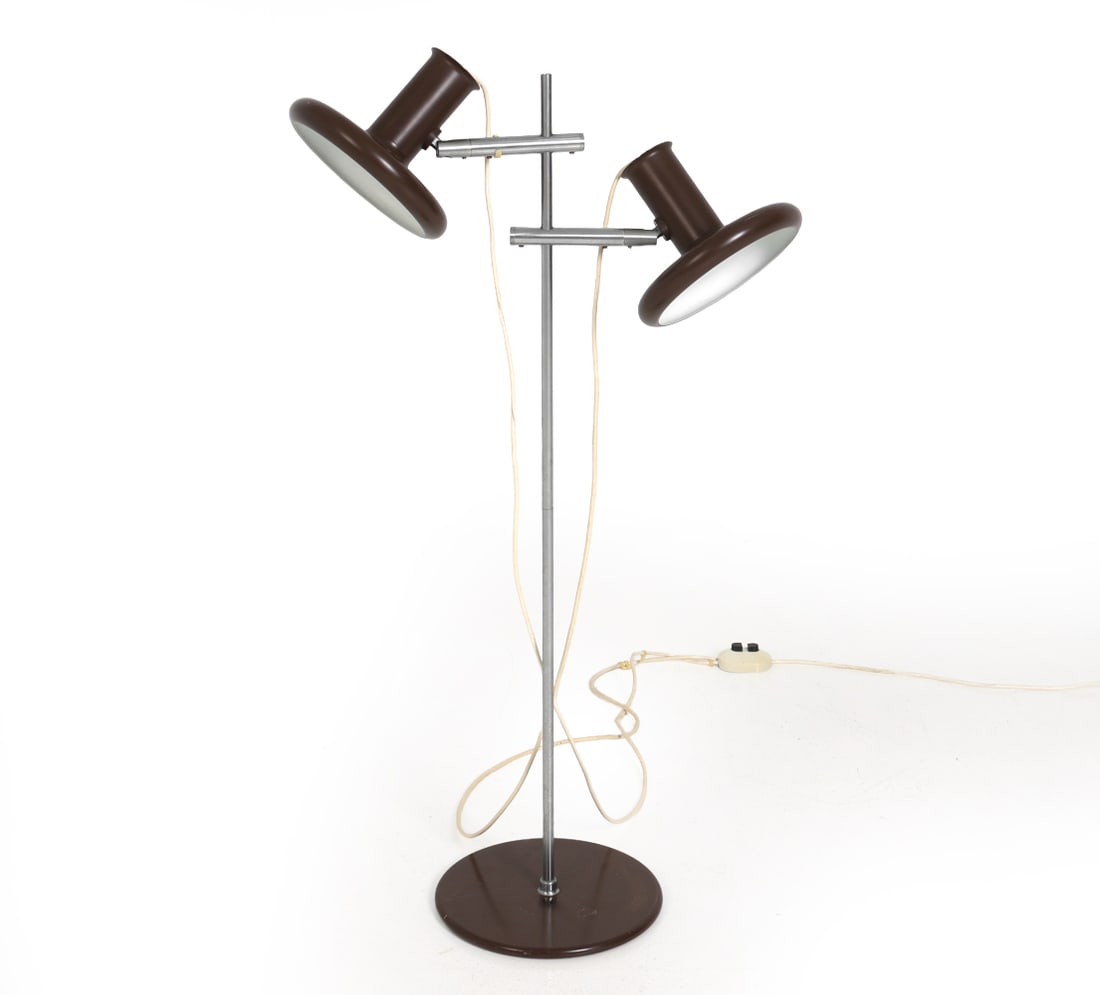 FOG & MORUP DANISH 2-LIGHT FLOOR LAMP C. 1970S (1 of 10)
