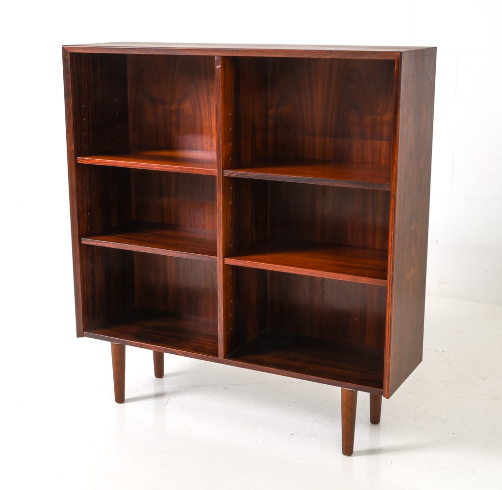 ERIK BROUER DANISH ROSEWOOD BOOKCASE C. 1960S (1 of 18)