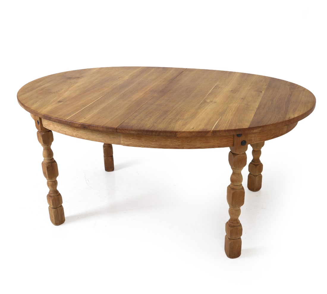 STYLE OF KJAERNULF DANISH OAK DINING TABLE C.1960S (1 of 1)