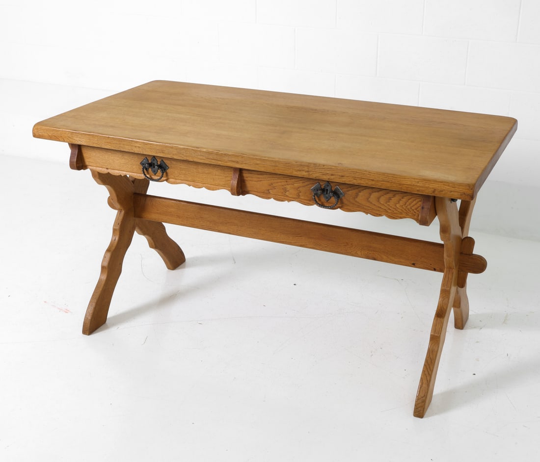 STYLE OF KJAERNULF DANISH OAK DESK C. 1960S (1 of 20)