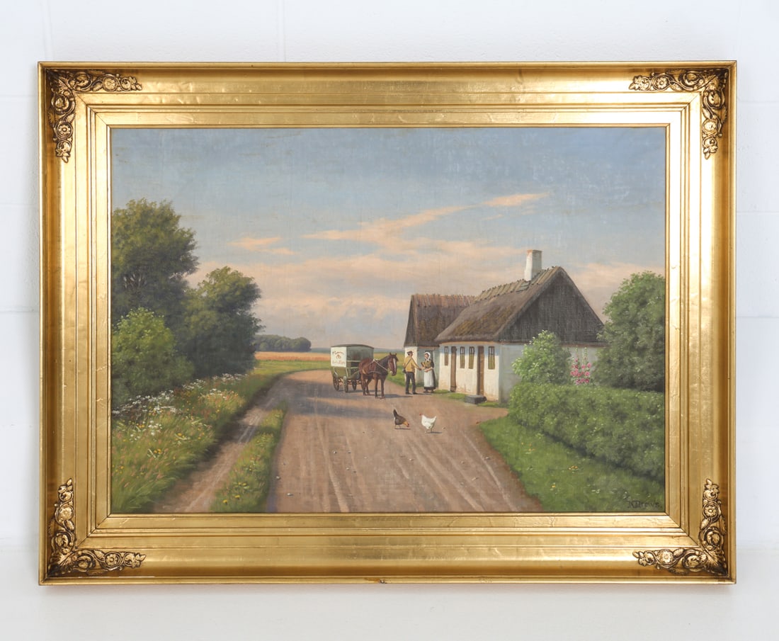 KAI JEPPE DREWS (DANISH, 1884-1964) LANDSCAPE O/C (1 of 10)