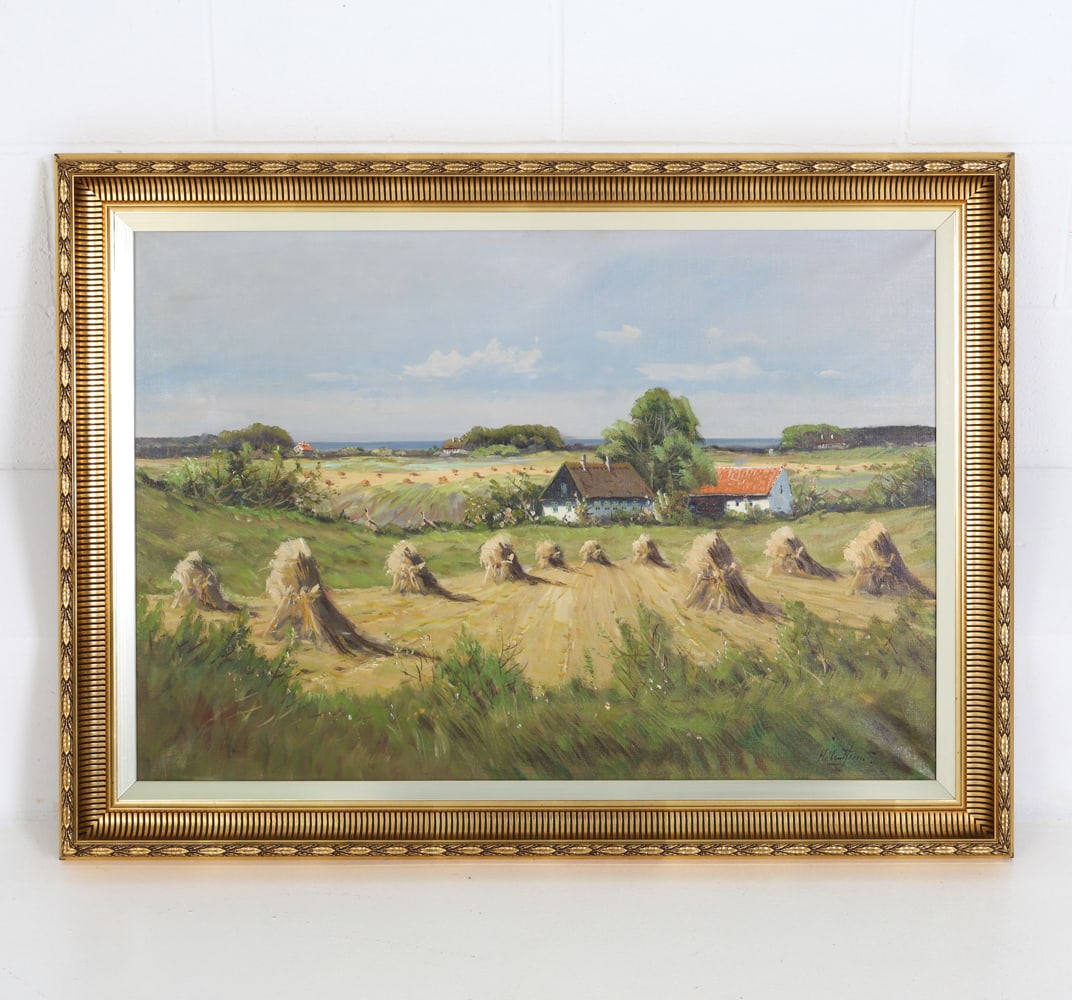 HERBERT JENSEN (DANISH, B. 1911) LANDSCAPE O/C (1 of 12)