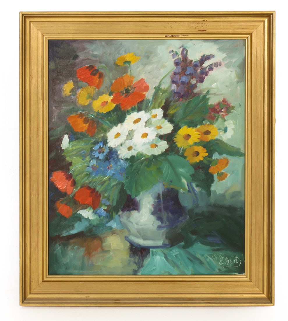 EDITH GERT (DANISH, 1906-1970) STILL LIFE O/C (1 of 11)