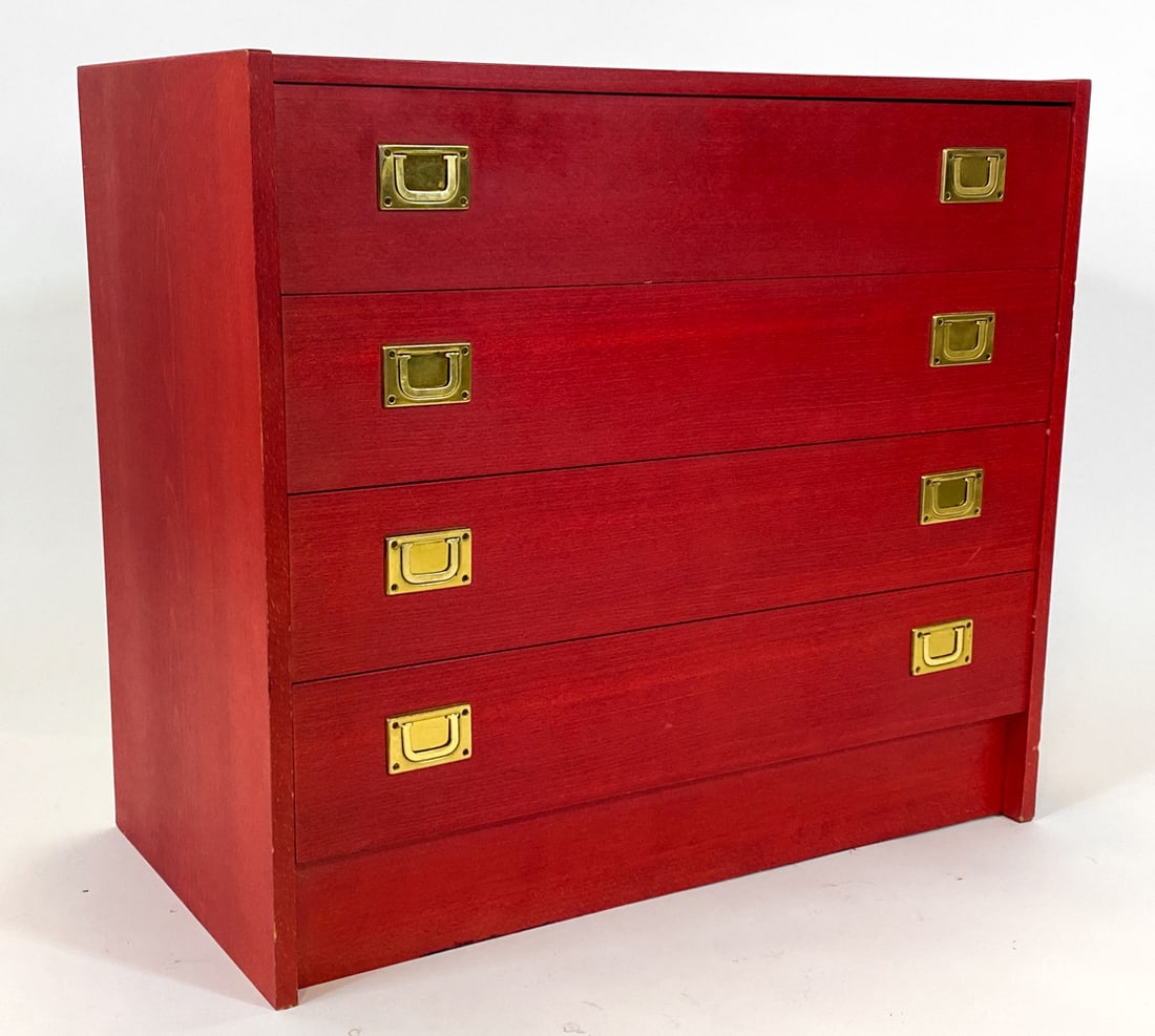 ATTR. WESTERGAARDS PAINTED CHEST OF DRAWERS 1970S (1 of 1)