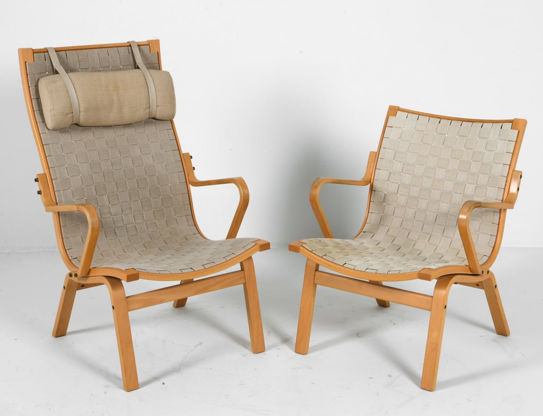 (2) ATTR FINN OSTERGAARD LOUNGE CHAIRS C. 1970S (1 of 1)