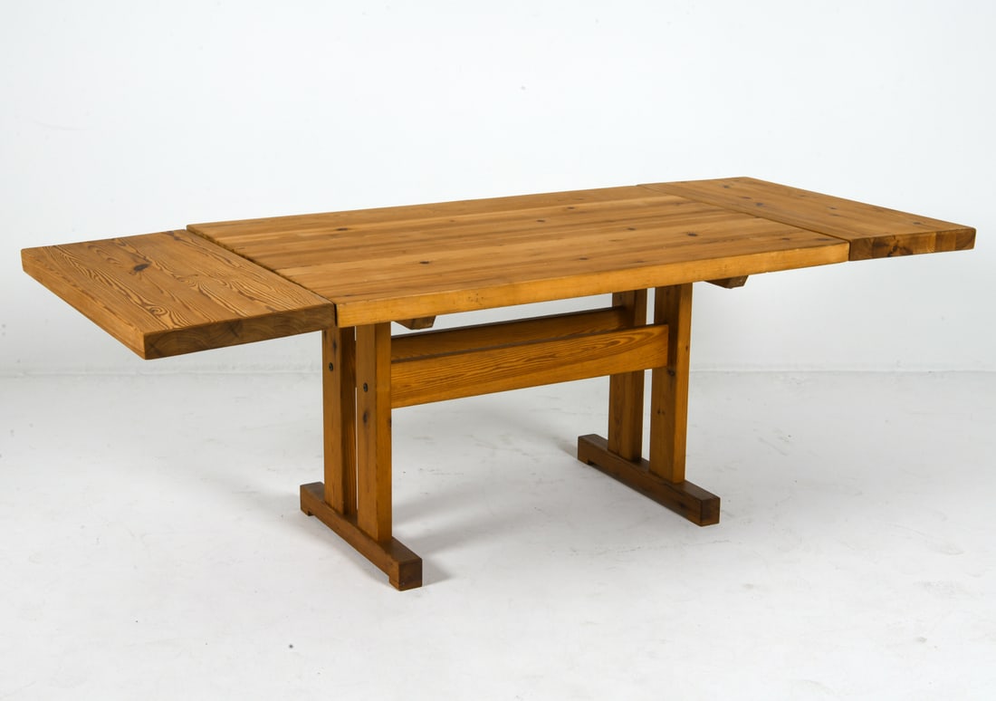 LYNGSOE STYLE DANISH PINE DINING TABLE C. 1970S (1 of 1)