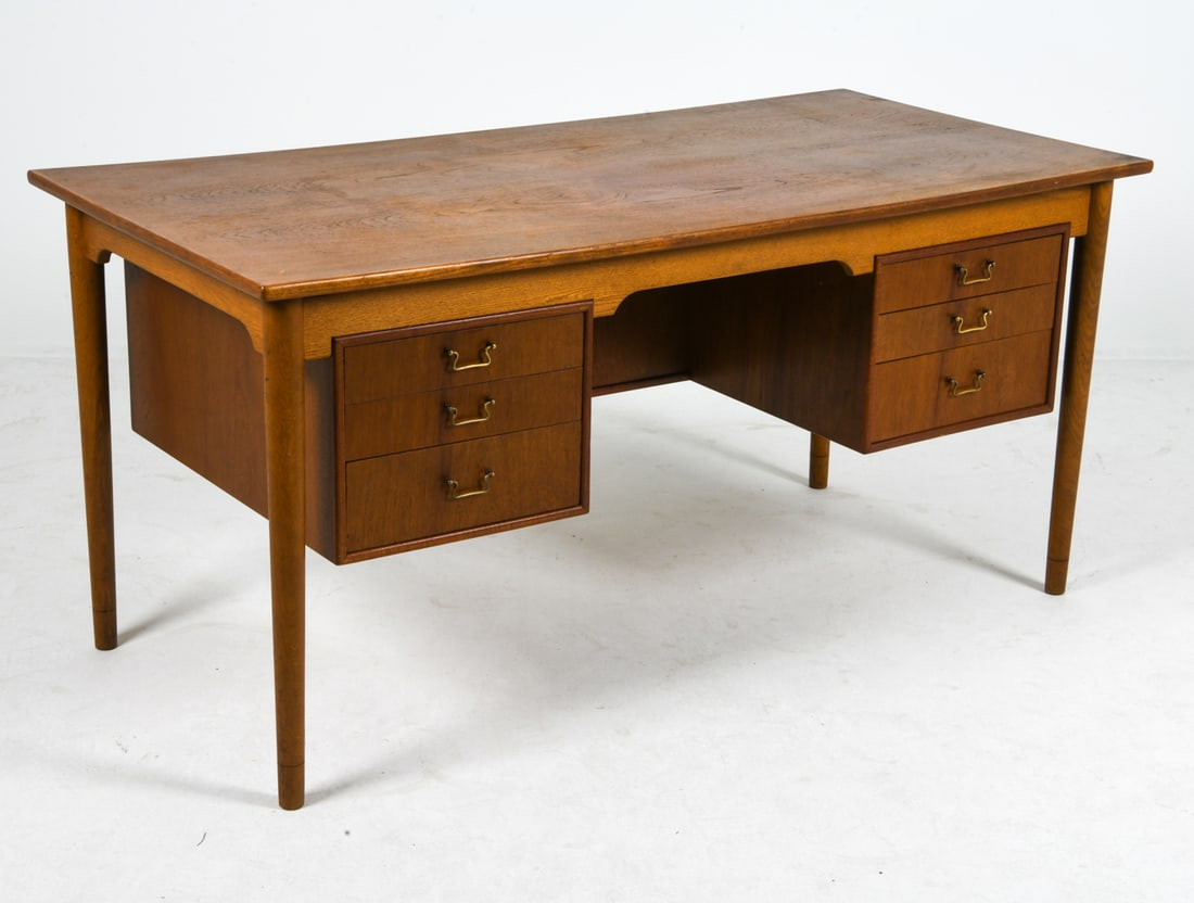 BORGE MOGENSEN DANISH TEAK WRITING DESK C. 1960S (1 of 1)