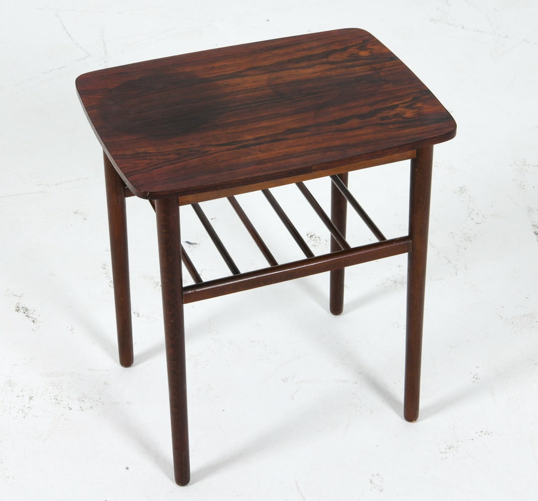 GRETE JALK STYLE DANISH ROSEWOOD SIDE TABLE 1960S (1 of 1)