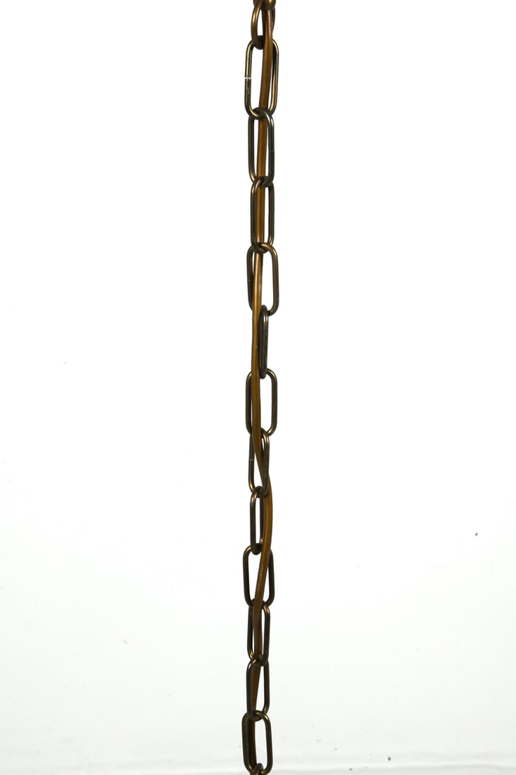 CAPIZ SHELL PENDANT LIGHT C. 1970S - 5