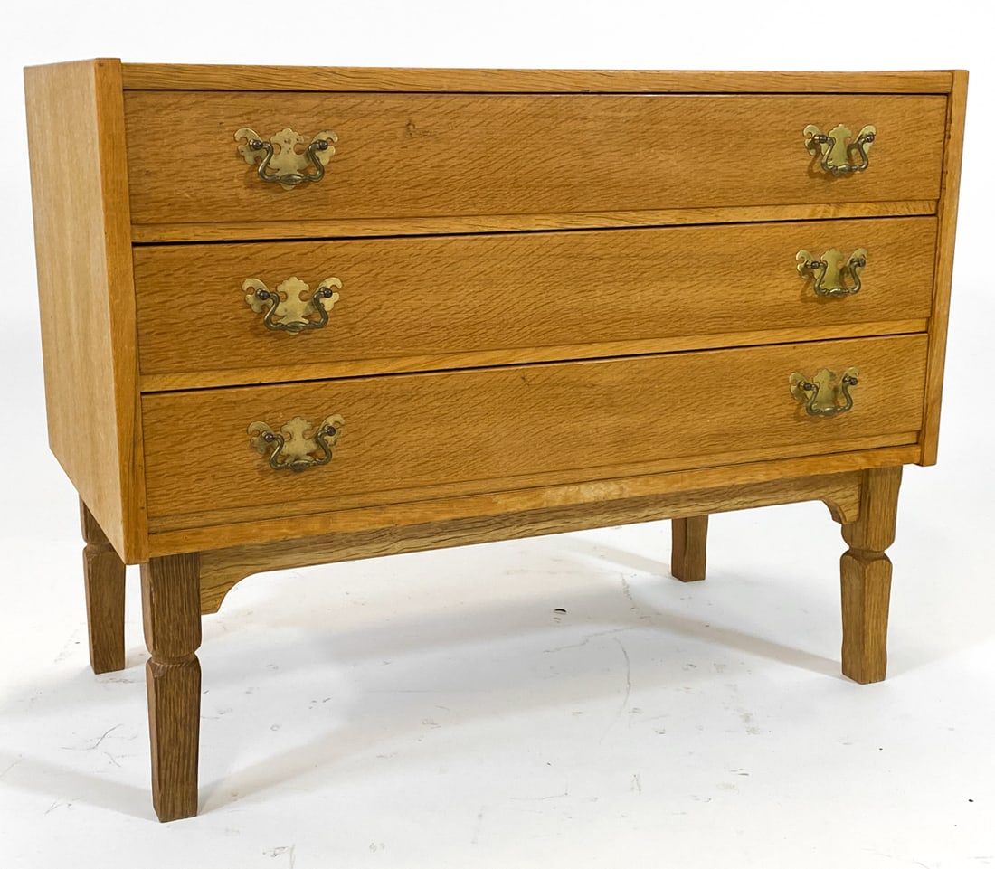 STYLE OF KJAERNULF DANISH OAK CHEST C. 1970S (1 of 1)