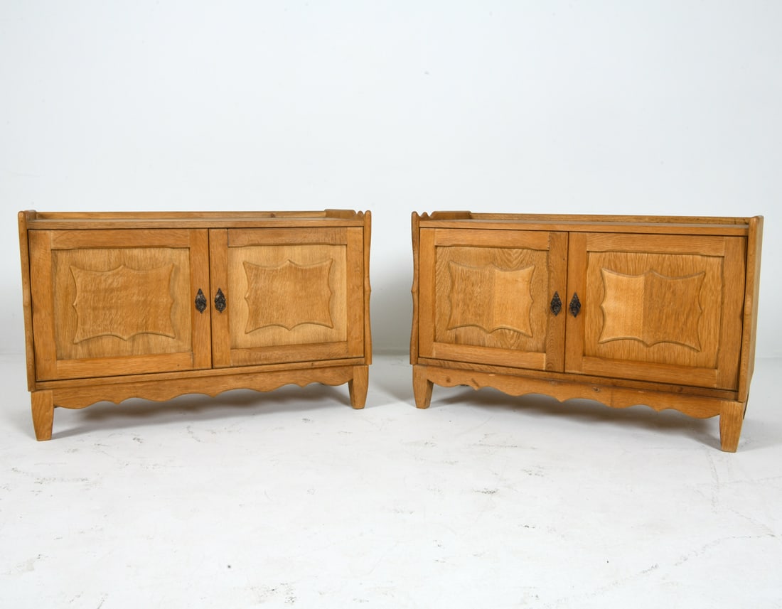 PAIR OF JK MOBLER DANISH OAK CABINETS C. 1970S (1 of 1)