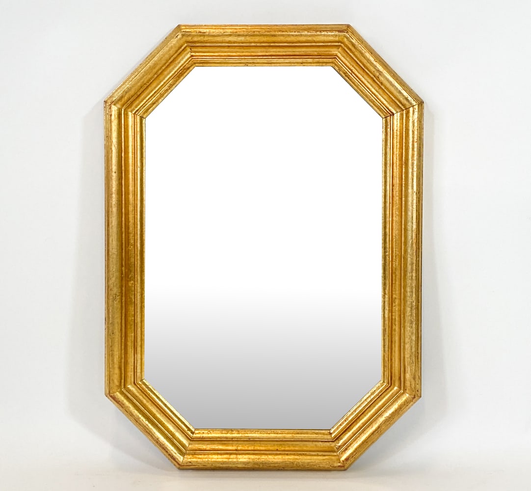 OCTAGONAL WALL MIRROR C. 1970S (1 of 1)