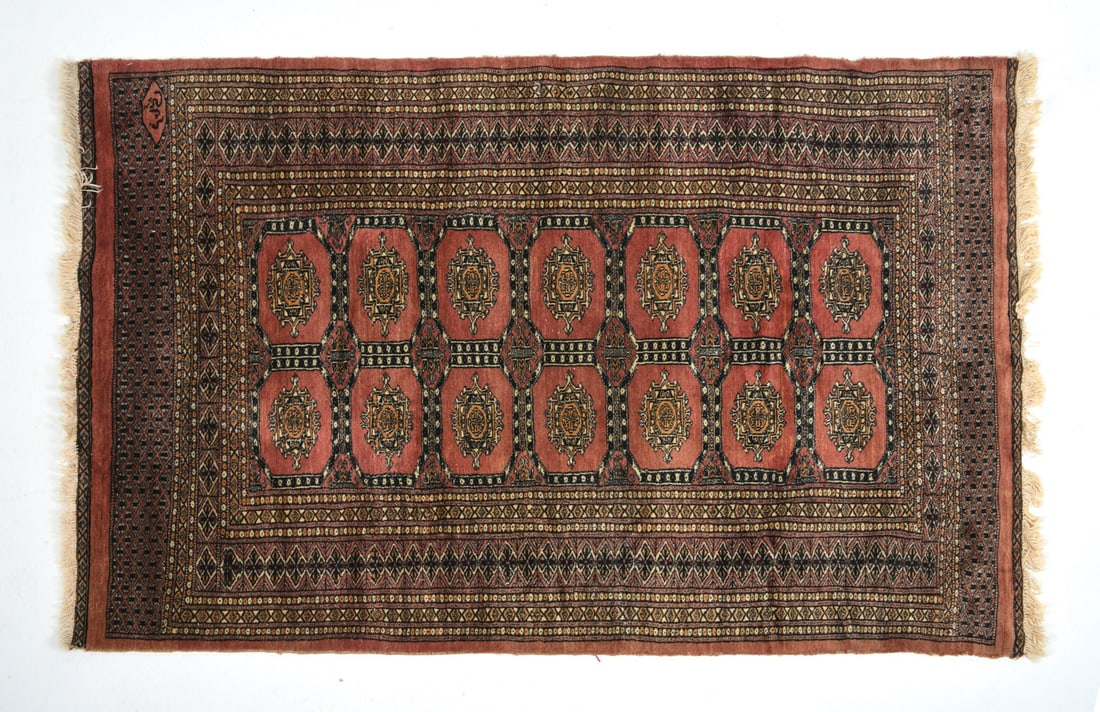 HAND-KNOTTED WOOL TURKISH BALUCH RUG (1 of 1)