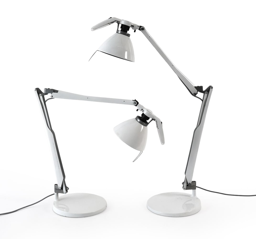 PAIR LUCEPLAN FORTEBRACCIO ITALIAN DESK LAMPS (1 of 16)