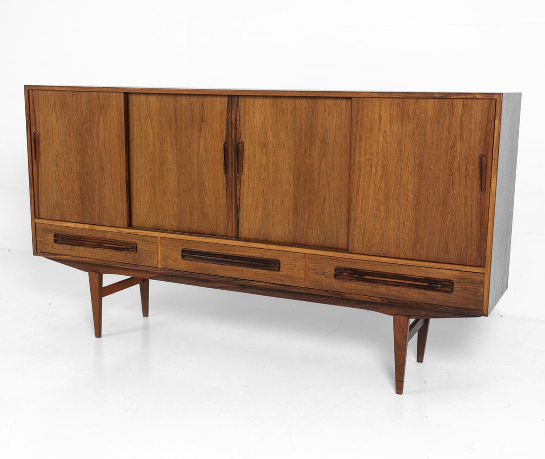 STYLE OF OMANN JUN DANISH ROSEWOOD SIDEBOARD 1960S (1 of 20)