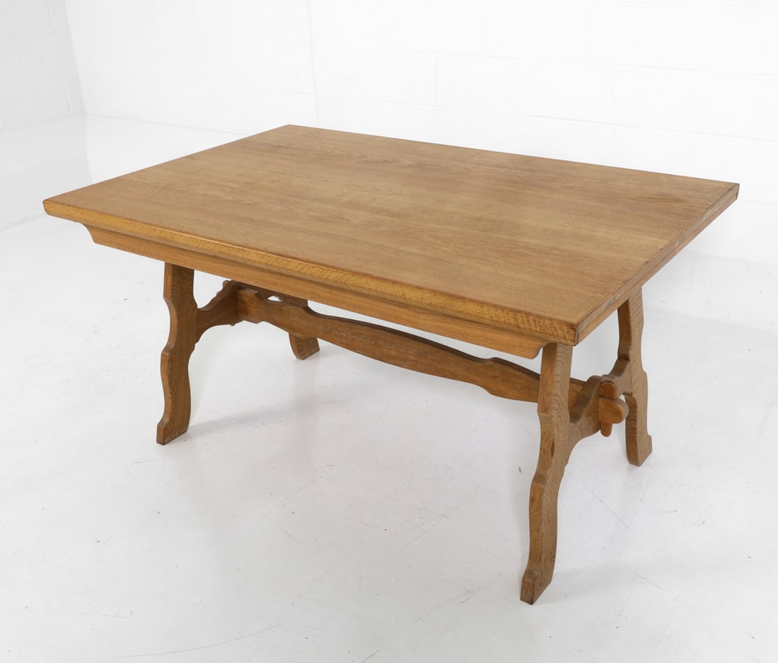 KJAERNULF STYLE DANISH OAK DINING TABLE 1970S (1 of 20)