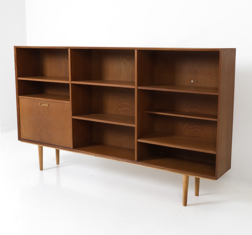 STYLE OF CLAUSEN & SON DANISH TEAK BOOKCASE 1960S (1 of 19)
