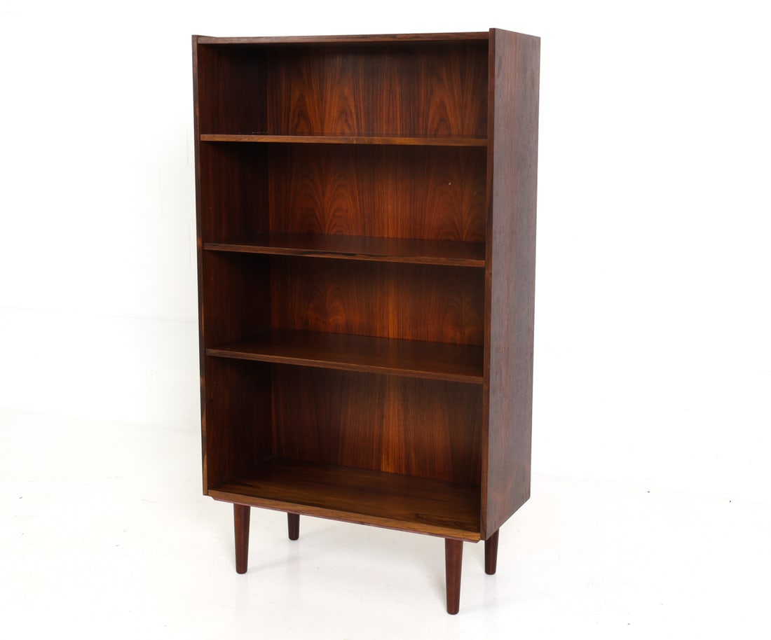 ATTR. HUNDEVAD DANISH ROSEWOOD BOOKCASE C. 1960S (1 of 17)