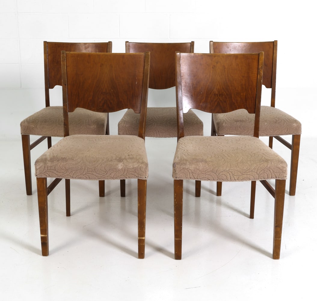 5 MOGENSEN STYLE DANISH WALNUT DINING CHAIRS 1960S (1 of 15)