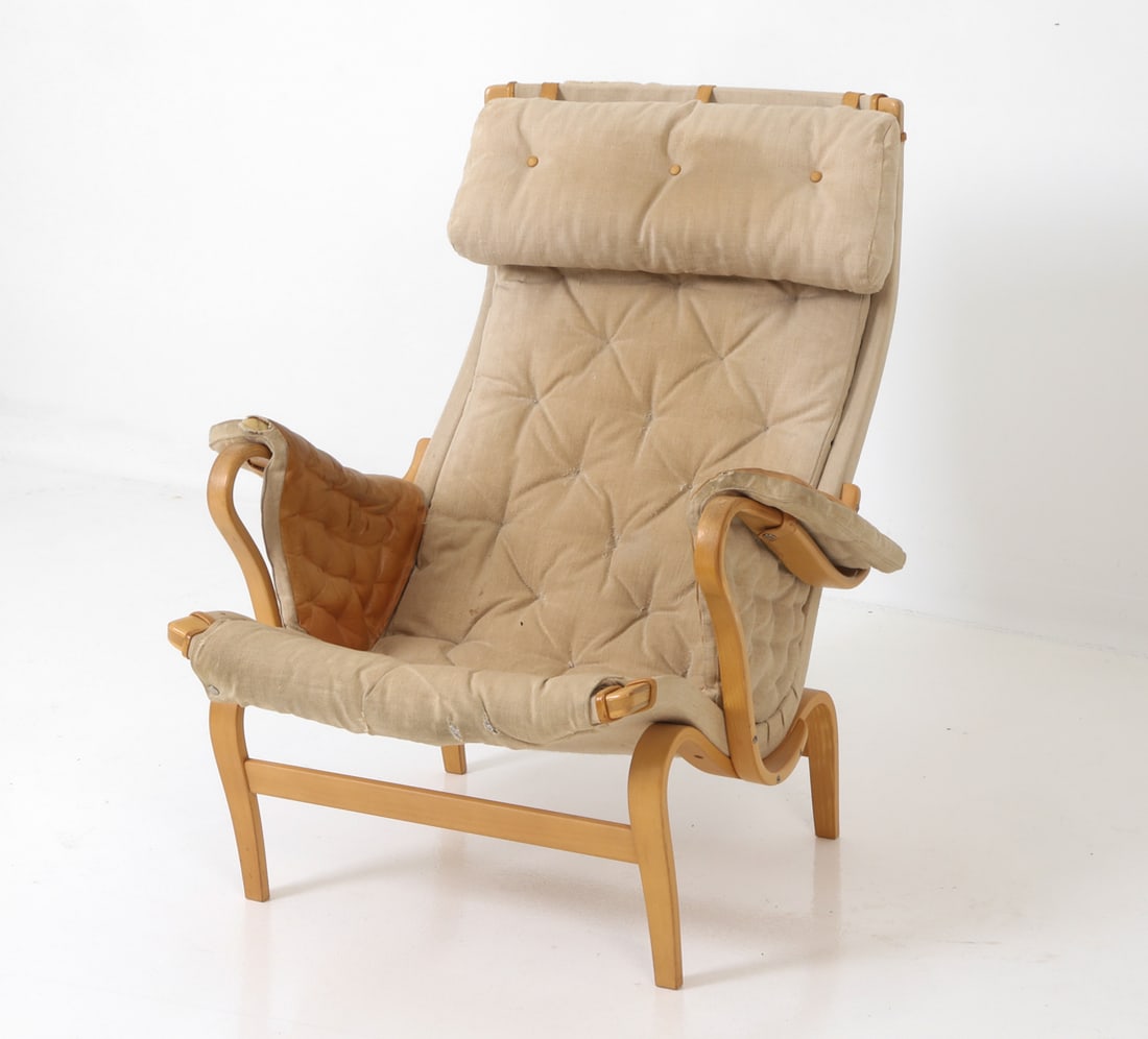 BRUNO MATHSSON FOR DUX PERNILLA LOUNGE CHAIR 1970S (1 of 19)