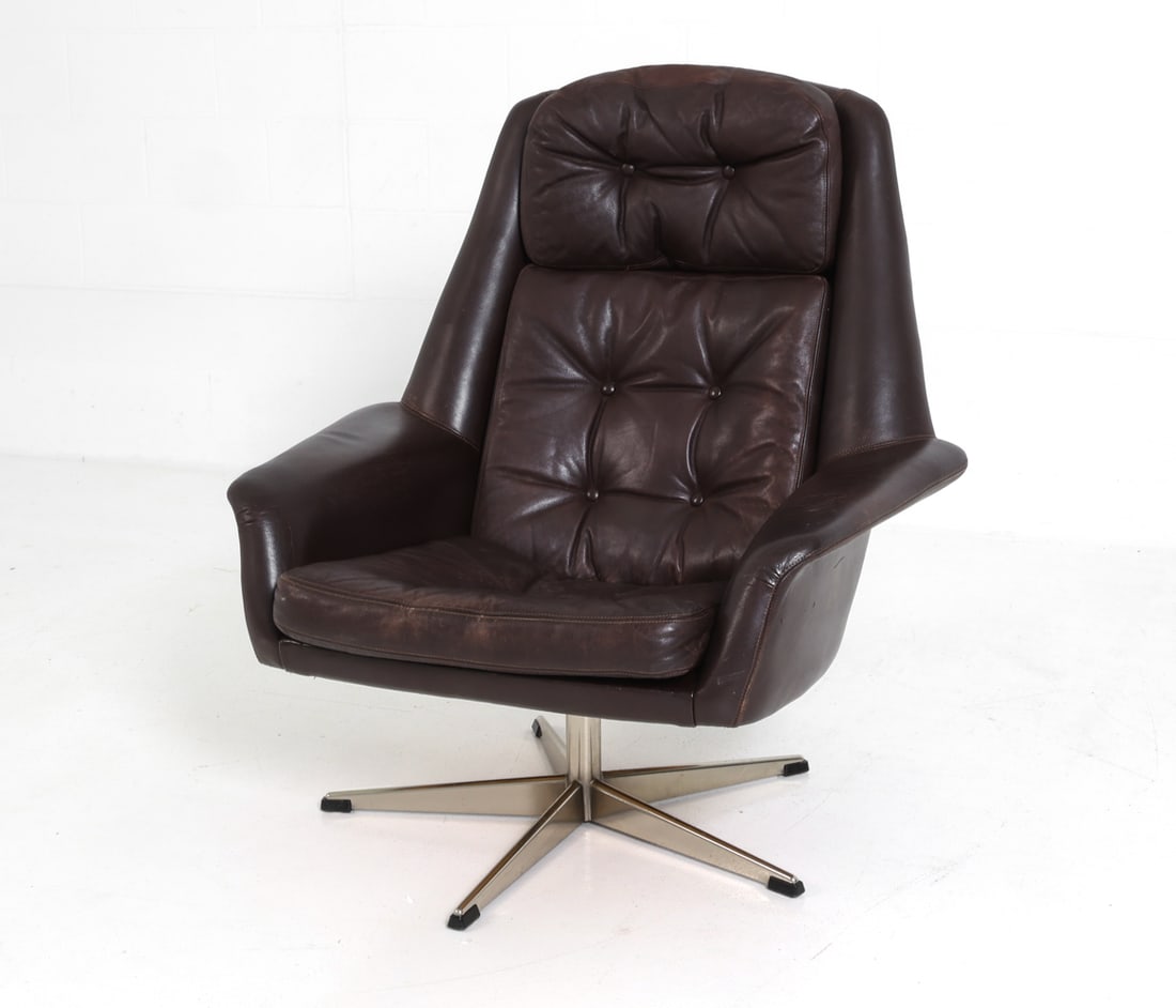 H.W. KLEIN FOR BRAMIN DANISH LOUNGE CHAIR C. 1970S (1 of 18)