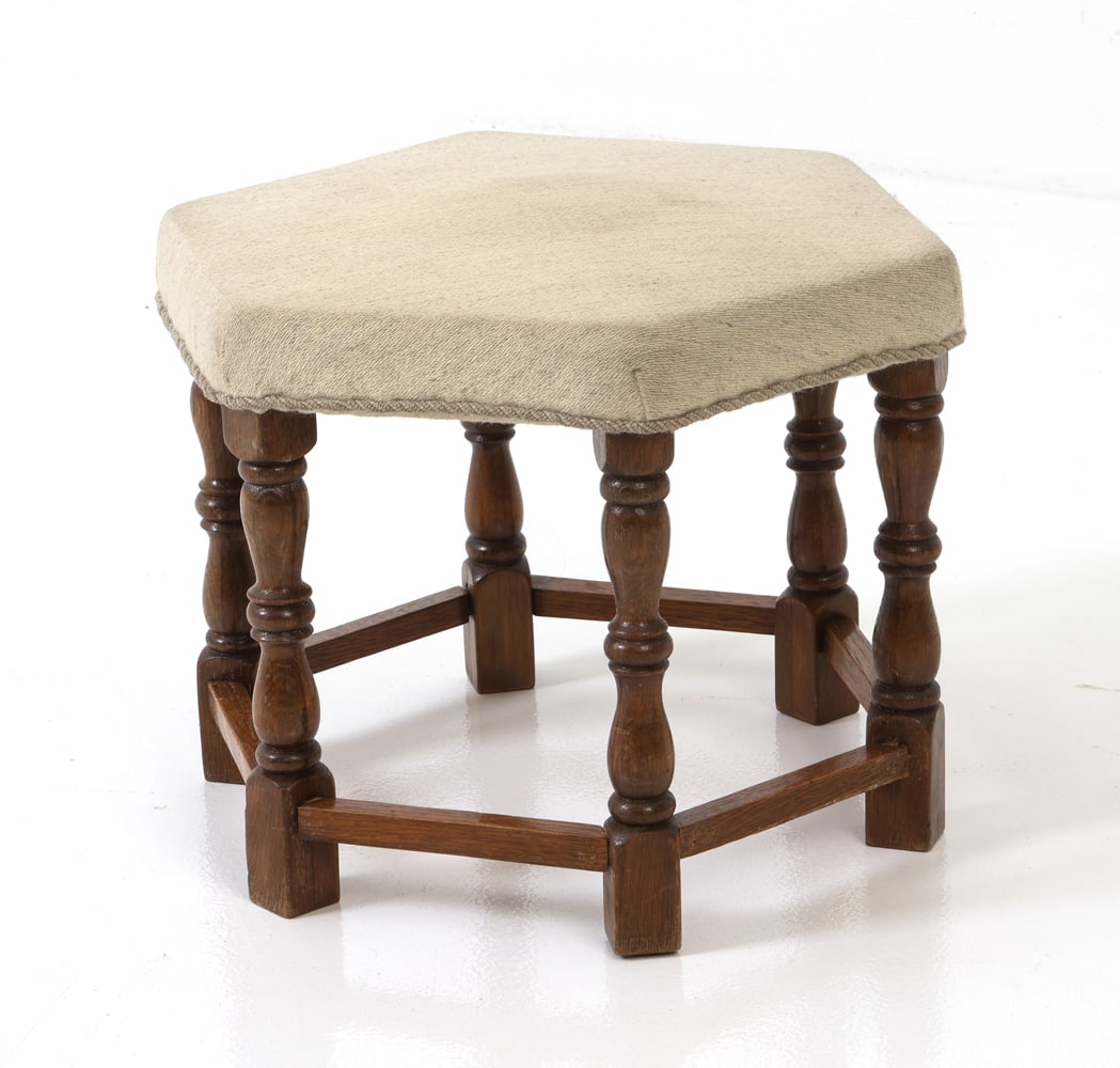 SCANDINAVIAN OAK STOOL C. 1970S (1 of 13)