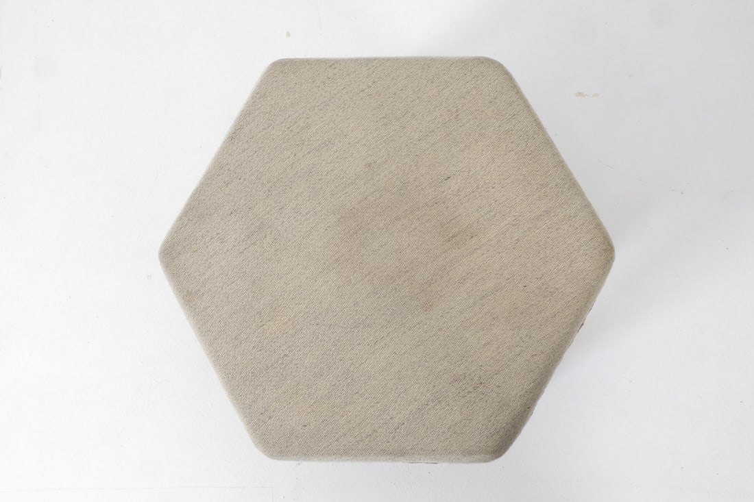 SCANDINAVIAN OAK STOOL C. 1970S - 6