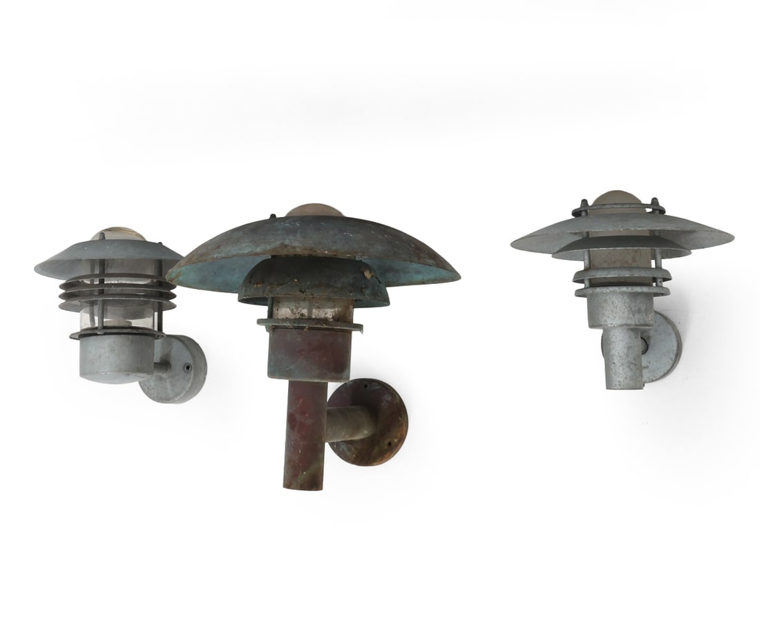 (3) LOUIS POULSEN STYLE OUTDOOR SCONCES (1 of 18)