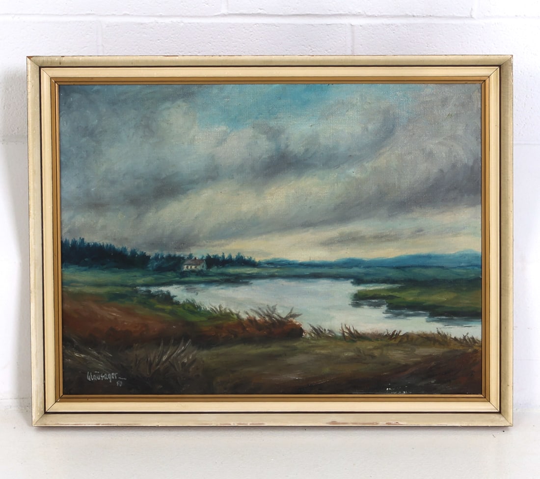 DANISH LANDSCAPE O/C PAINTING (1 of 9)