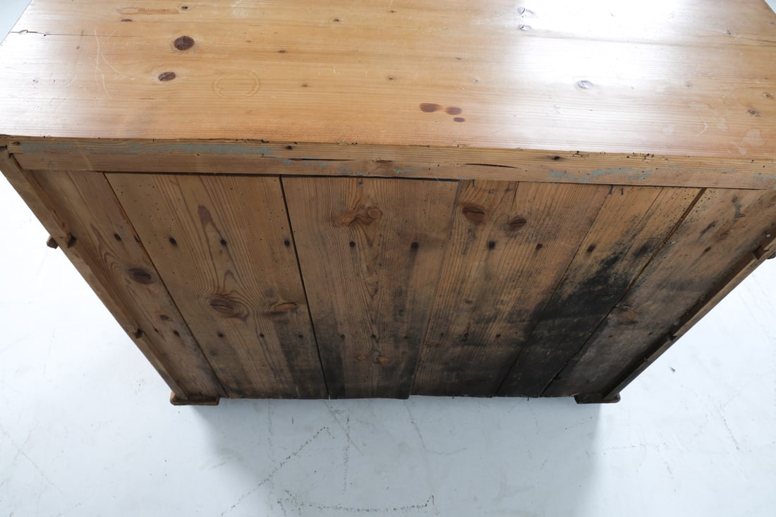 ANTIQUE PINE CABINET - 11