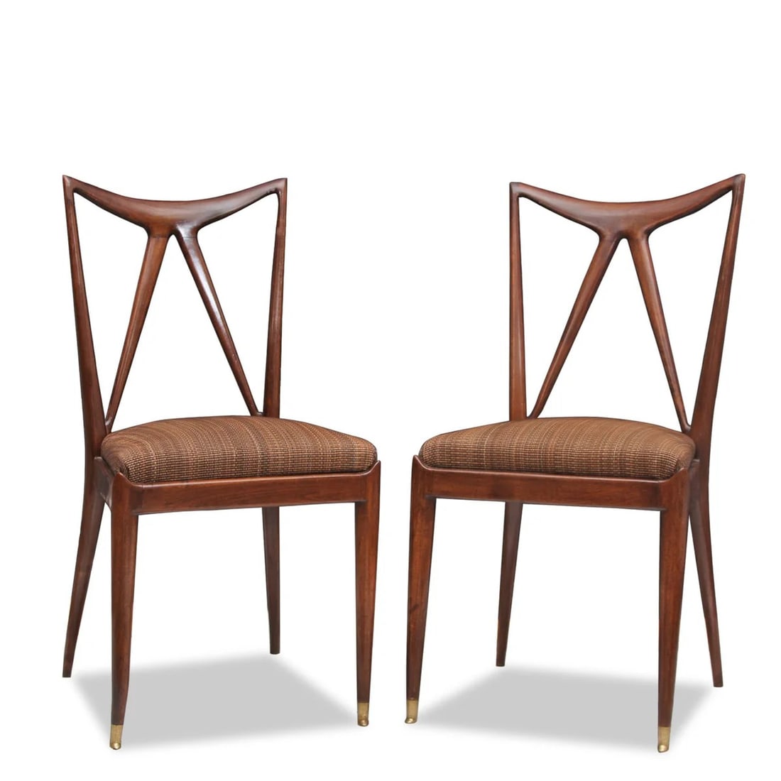 PAIR ATTR. ICO PARISI ITALIAN ACCENT CHAIRS (1 of 11)