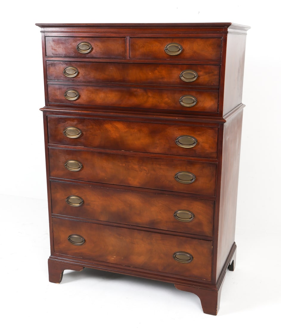 HENREDON MAHOGANY CHEST OF DRAWERS (1 of 12)