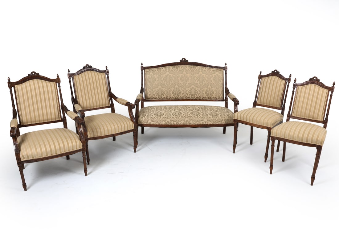 FRENCH LOUIS XVI STYLE SOFA SUITE (1 of 13)