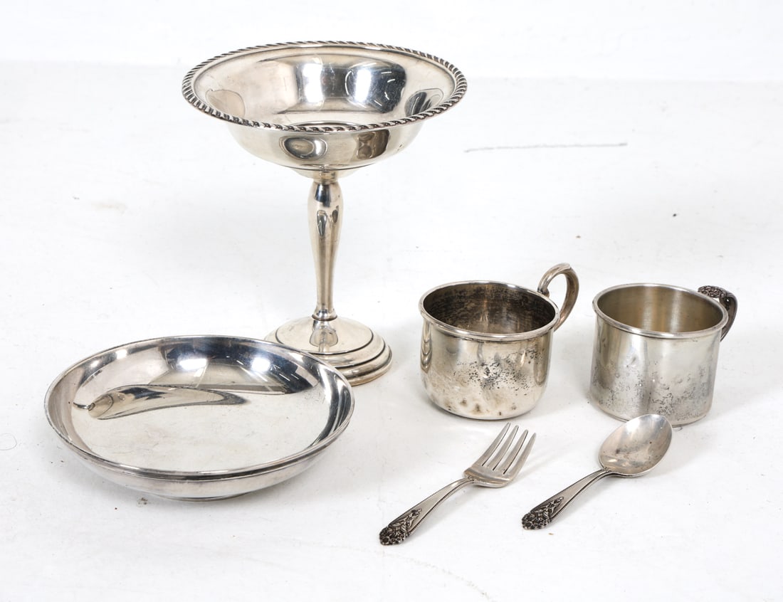 STERLING SILVER GROUPING (1 of 10)