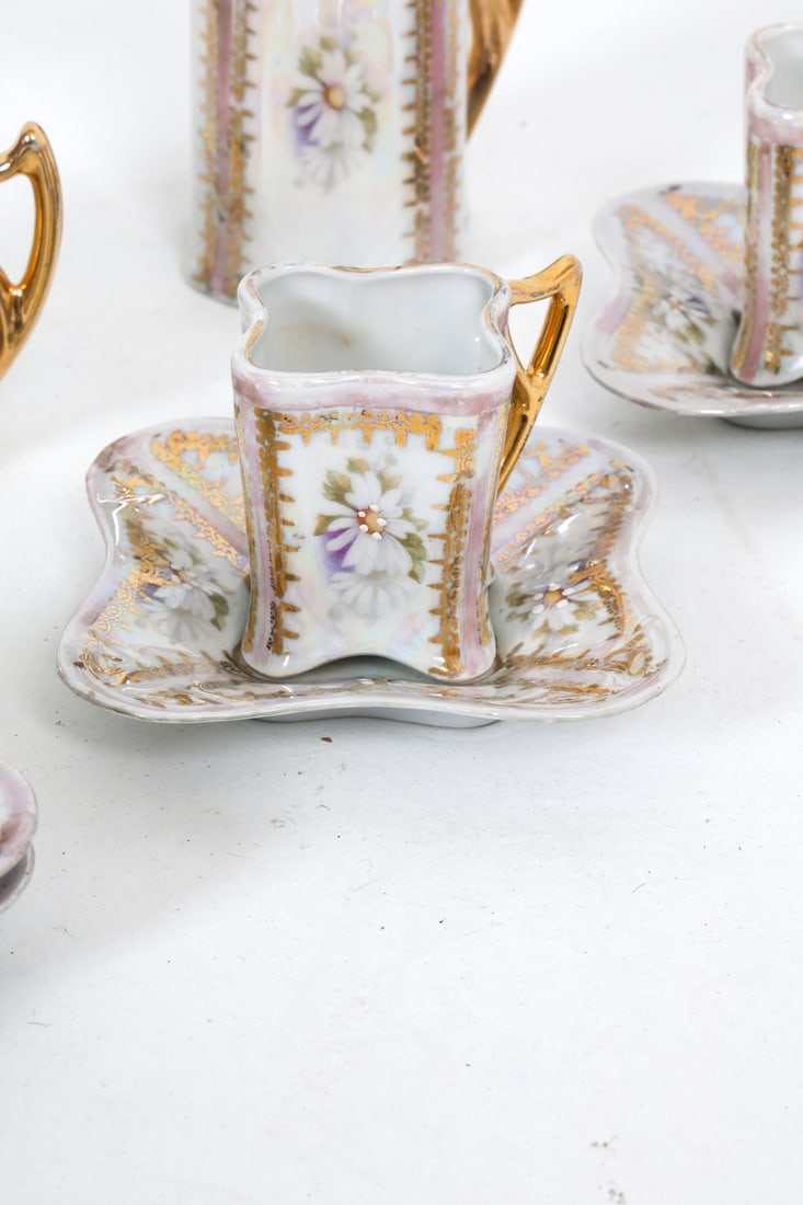 GERMAN CERAMIC TEA SERVICE - 2