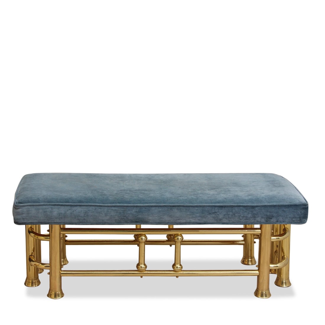 CONTEMPORARY BRASS BENCH - 4