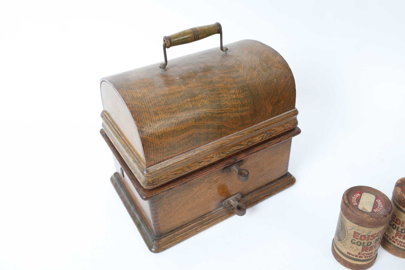 THOMAS EDISON POHONOGRAPH SUITCASE MODEL C - 16