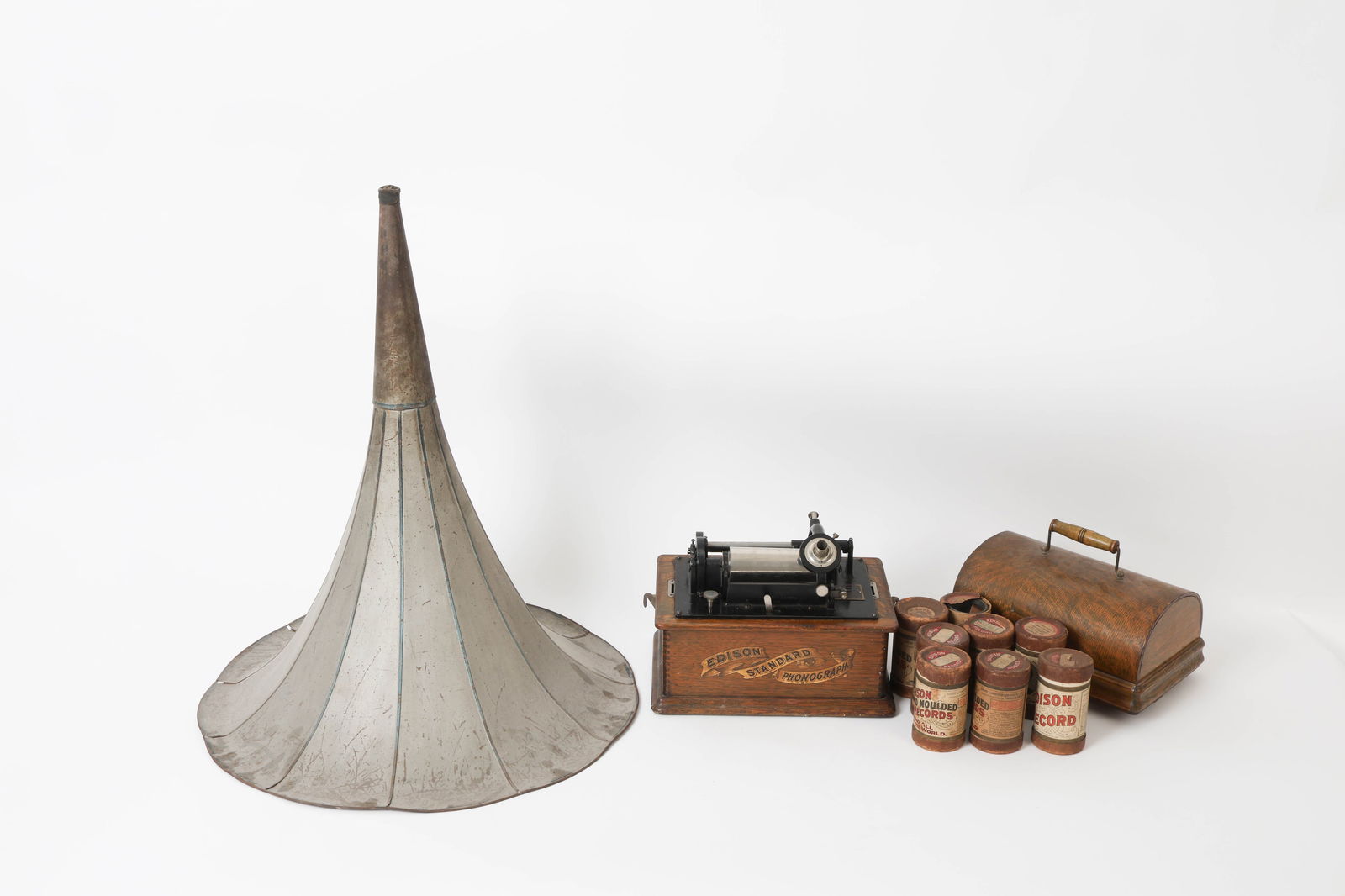 THOMAS EDISON POHONOGRAPH SUITCASE MODEL C - 2