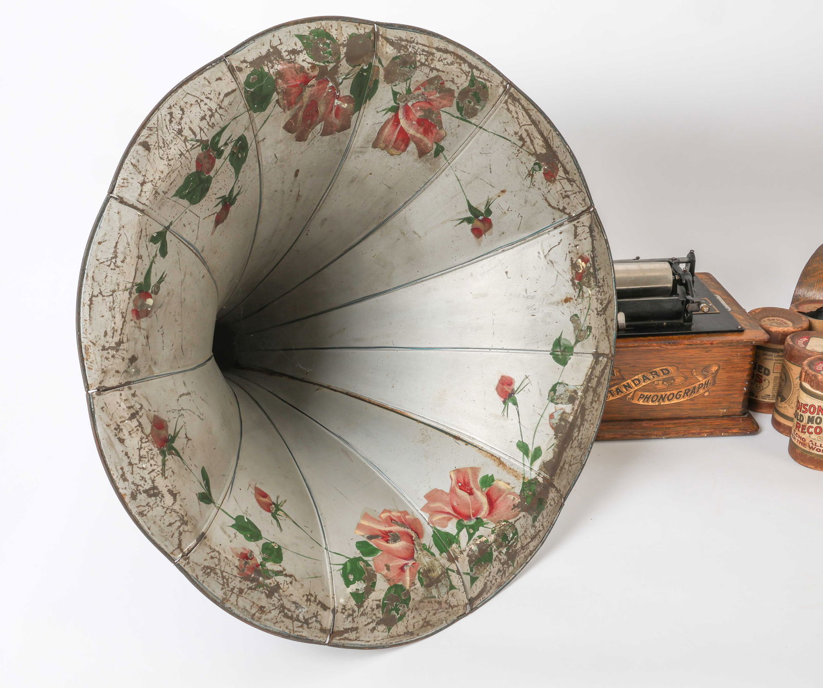 THOMAS EDISON POHONOGRAPH SUITCASE MODEL C - 9