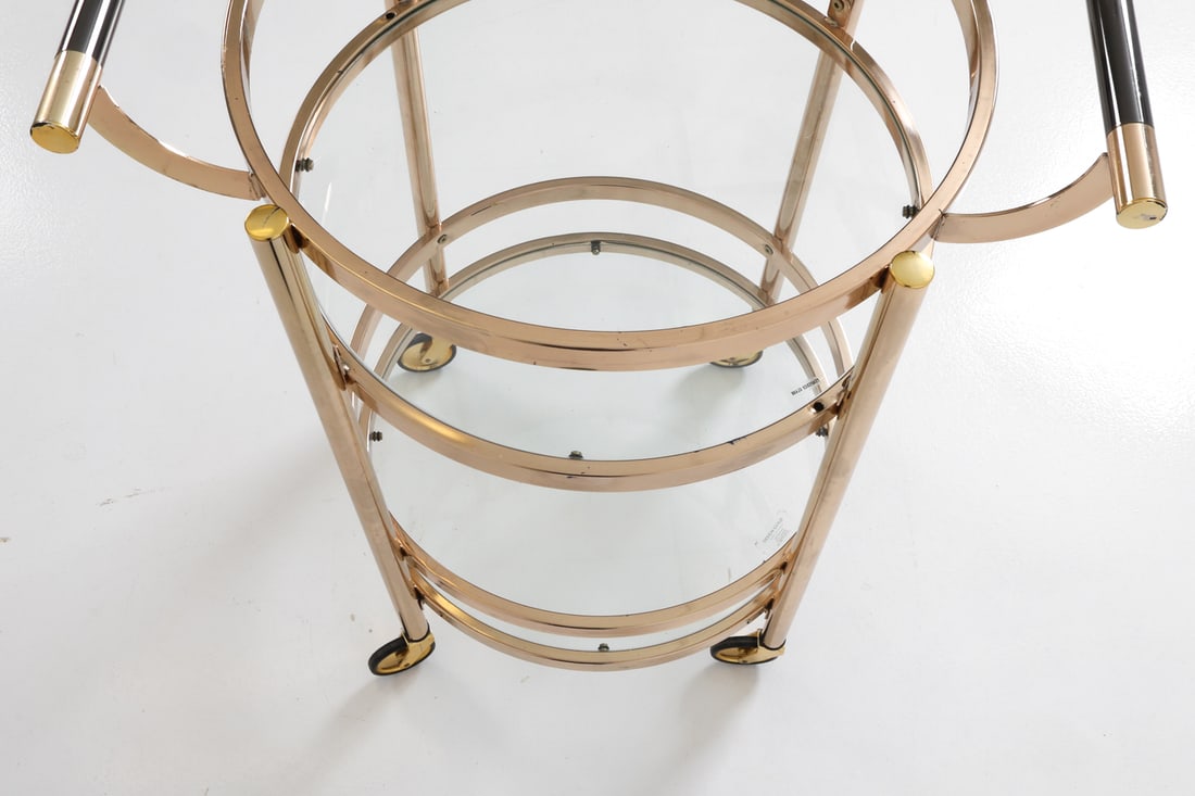 DESIGN GUILD ROLLING 2-TIER SERVING CART - 10