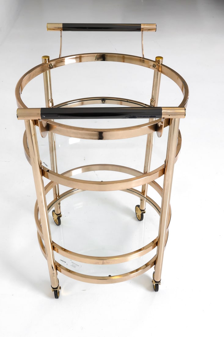 DESIGN GUILD ROLLING 2-TIER SERVING CART - 11