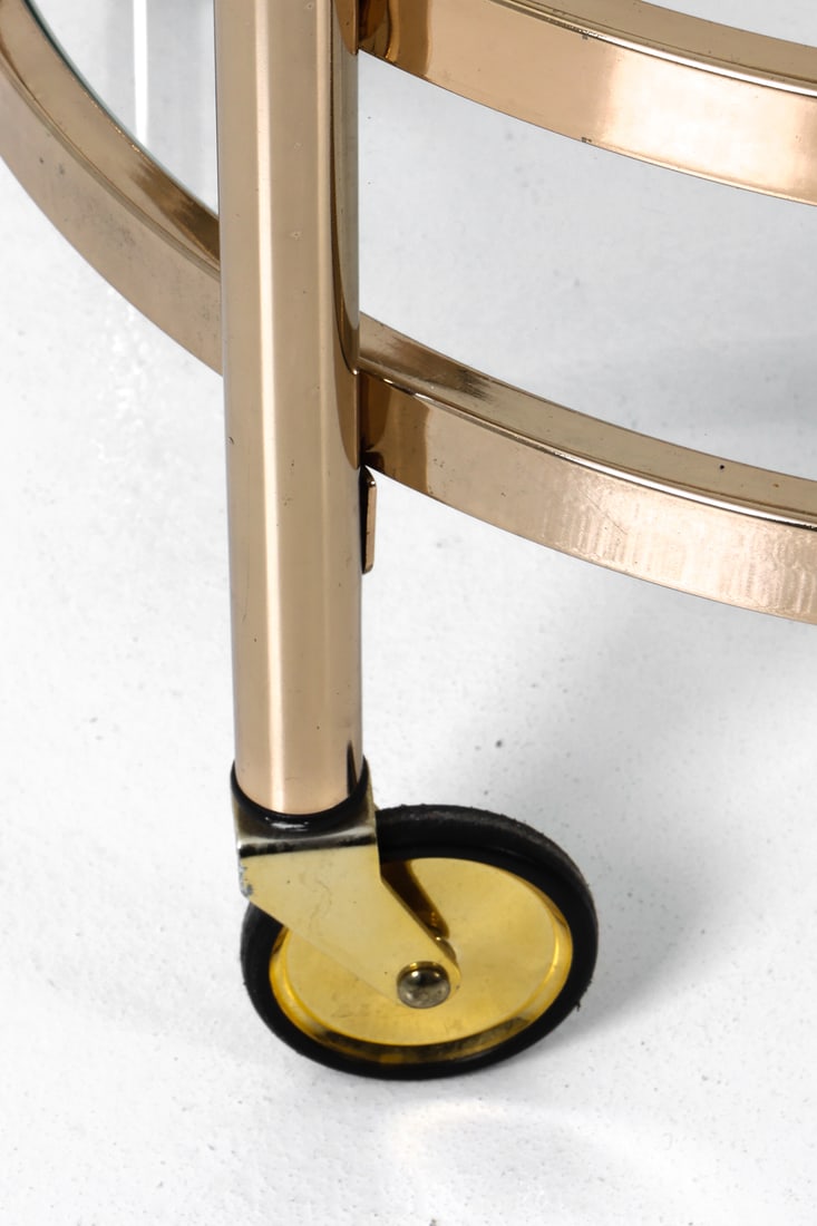 DESIGN GUILD ROLLING 2-TIER SERVING CART - 12