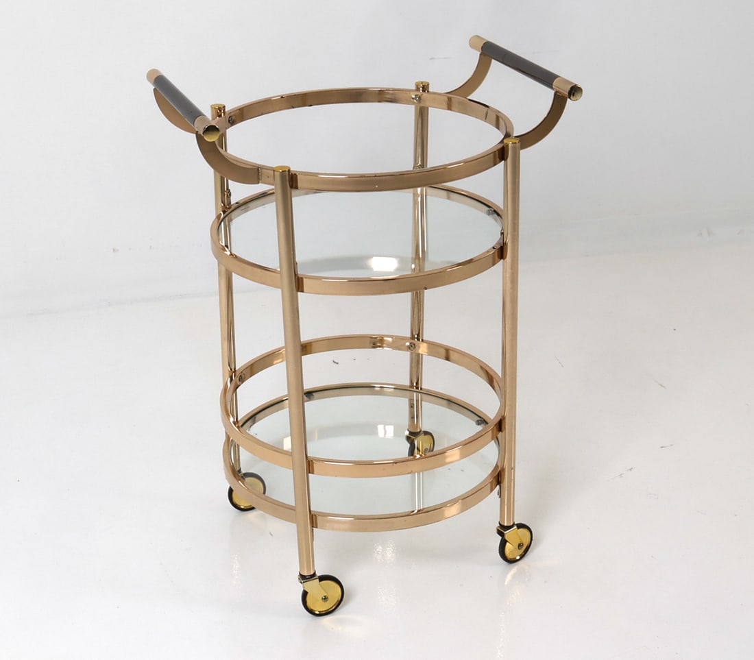 DESIGN GUILD ROLLING 2-TIER SERVING CART - 2