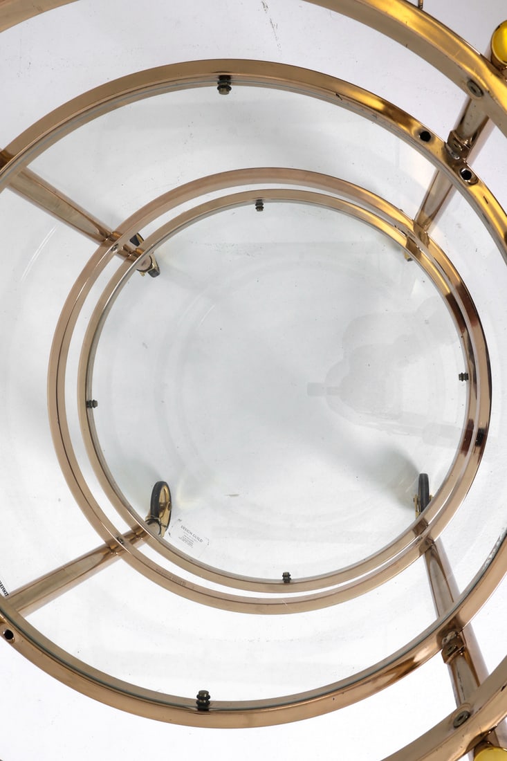 DESIGN GUILD ROLLING 2-TIER SERVING CART - 8